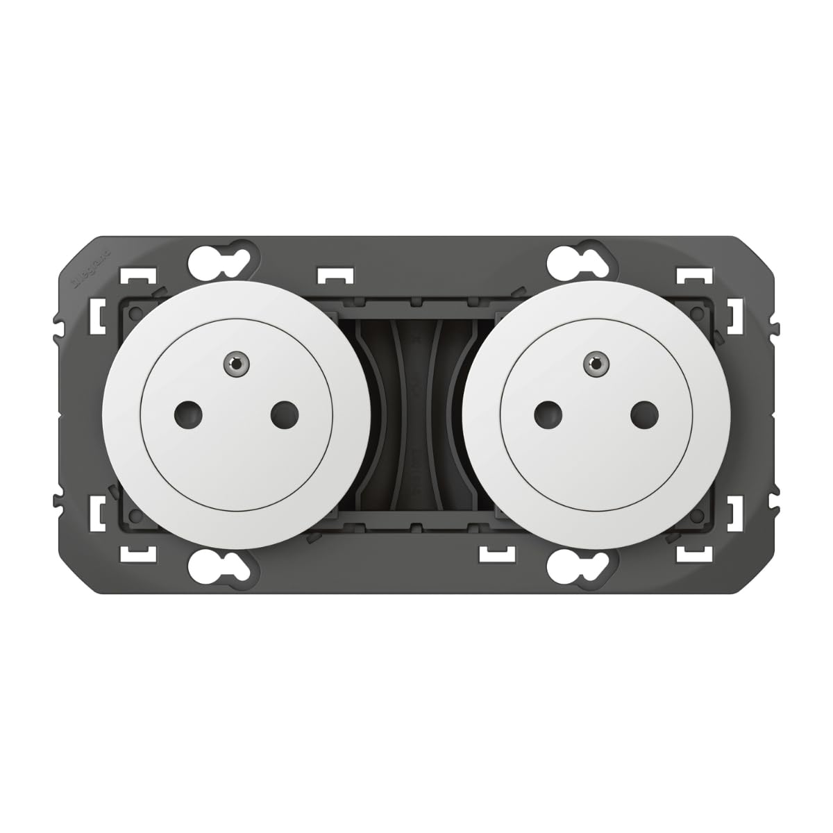 Prise électrique double LEGRAND Dooxie