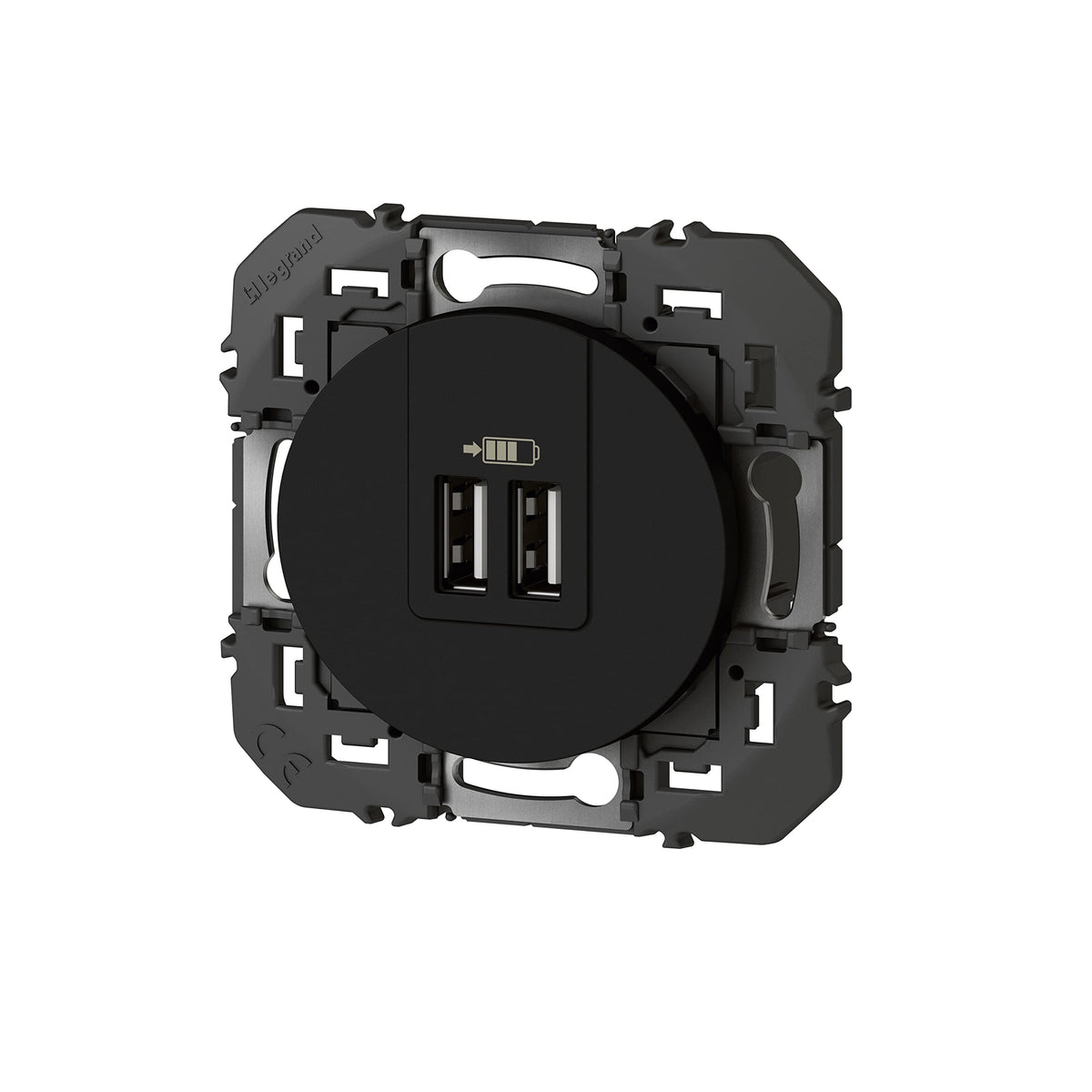 USB-A USB-C Doppel-Ladesteckdose LEGRAND Dooxie 3A