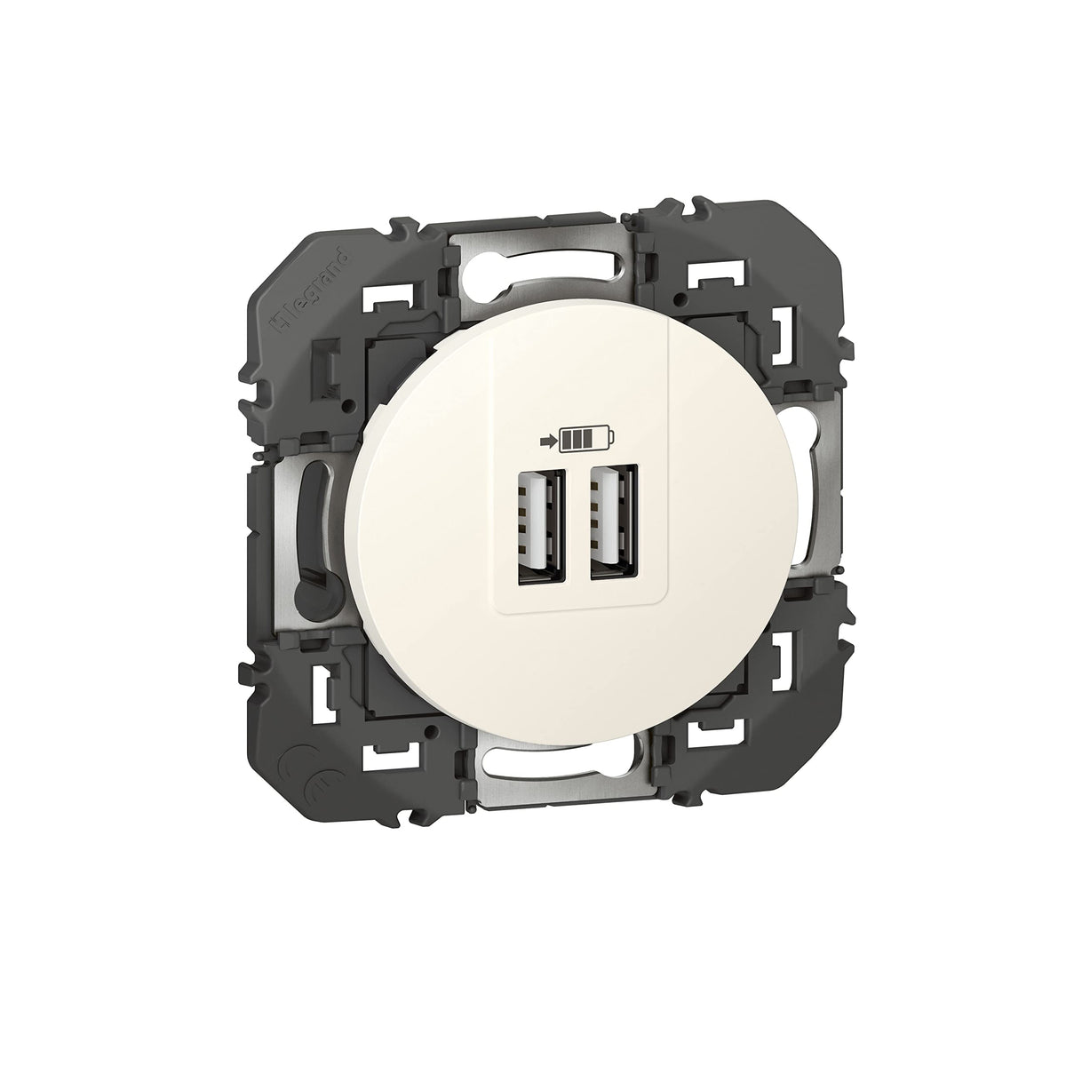 Prise Double Chargeur USB-A USB-C LEGRAND Dooxie 3A