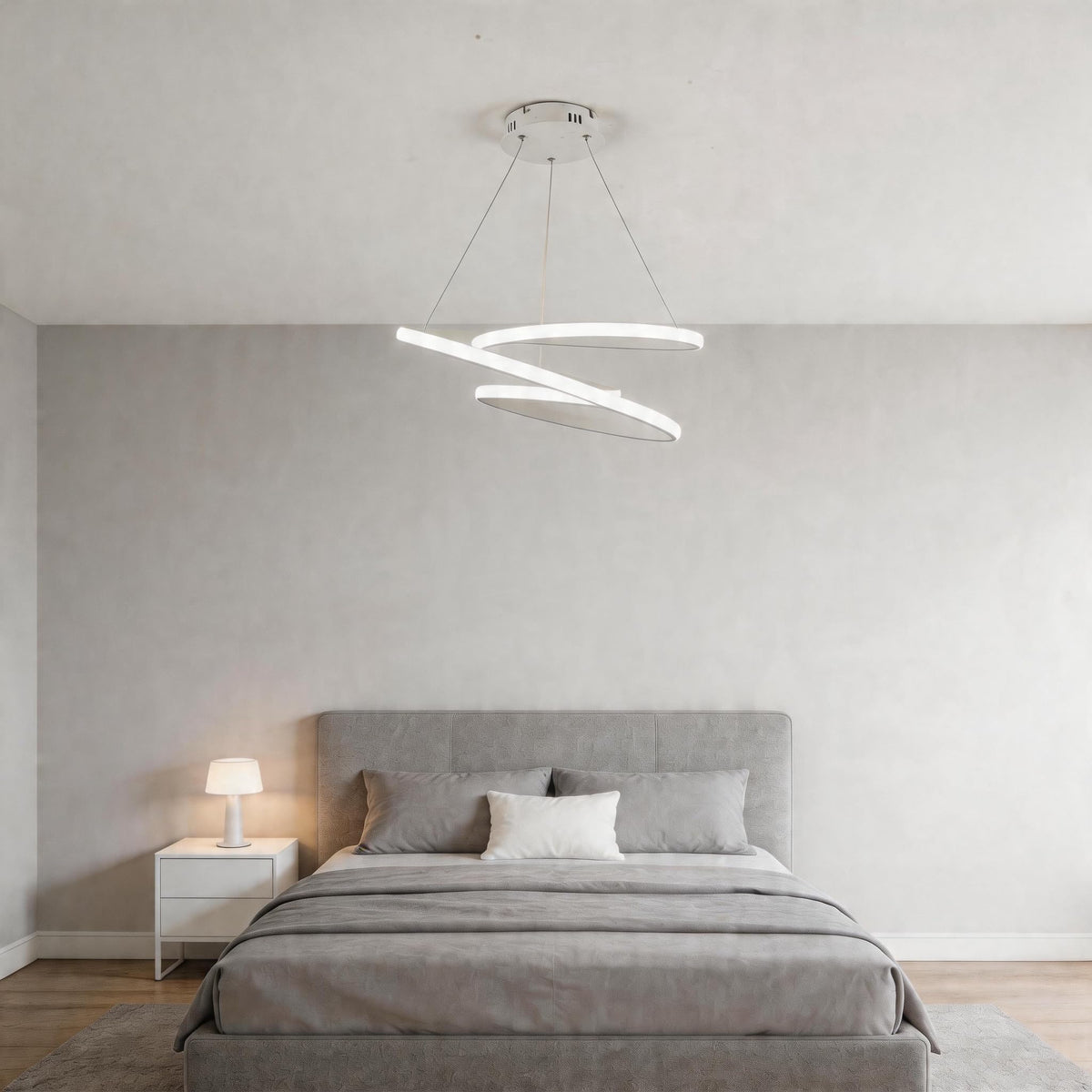 Suspension LED Irrégulière Minimaliste 68W