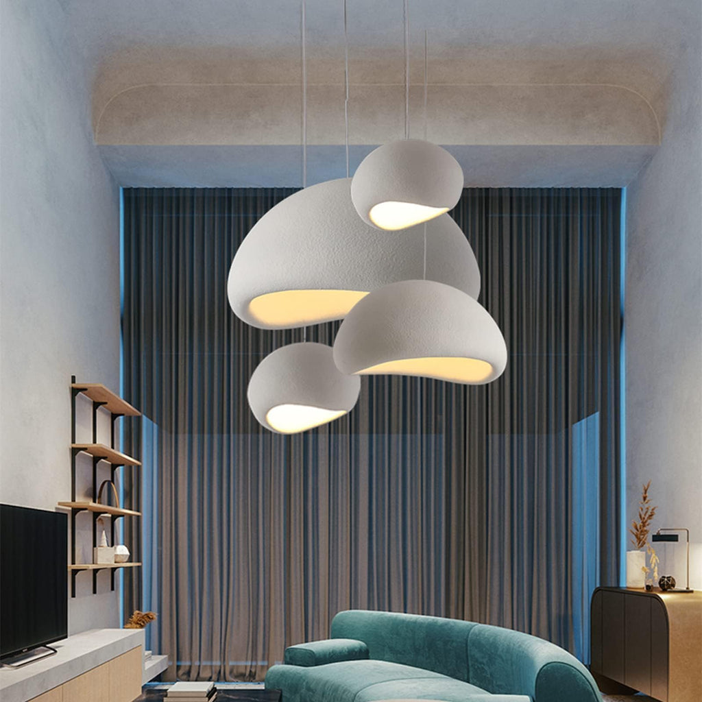 Lustre Wabi-Sabi Nid d'Oiseau 3 Têtes E27