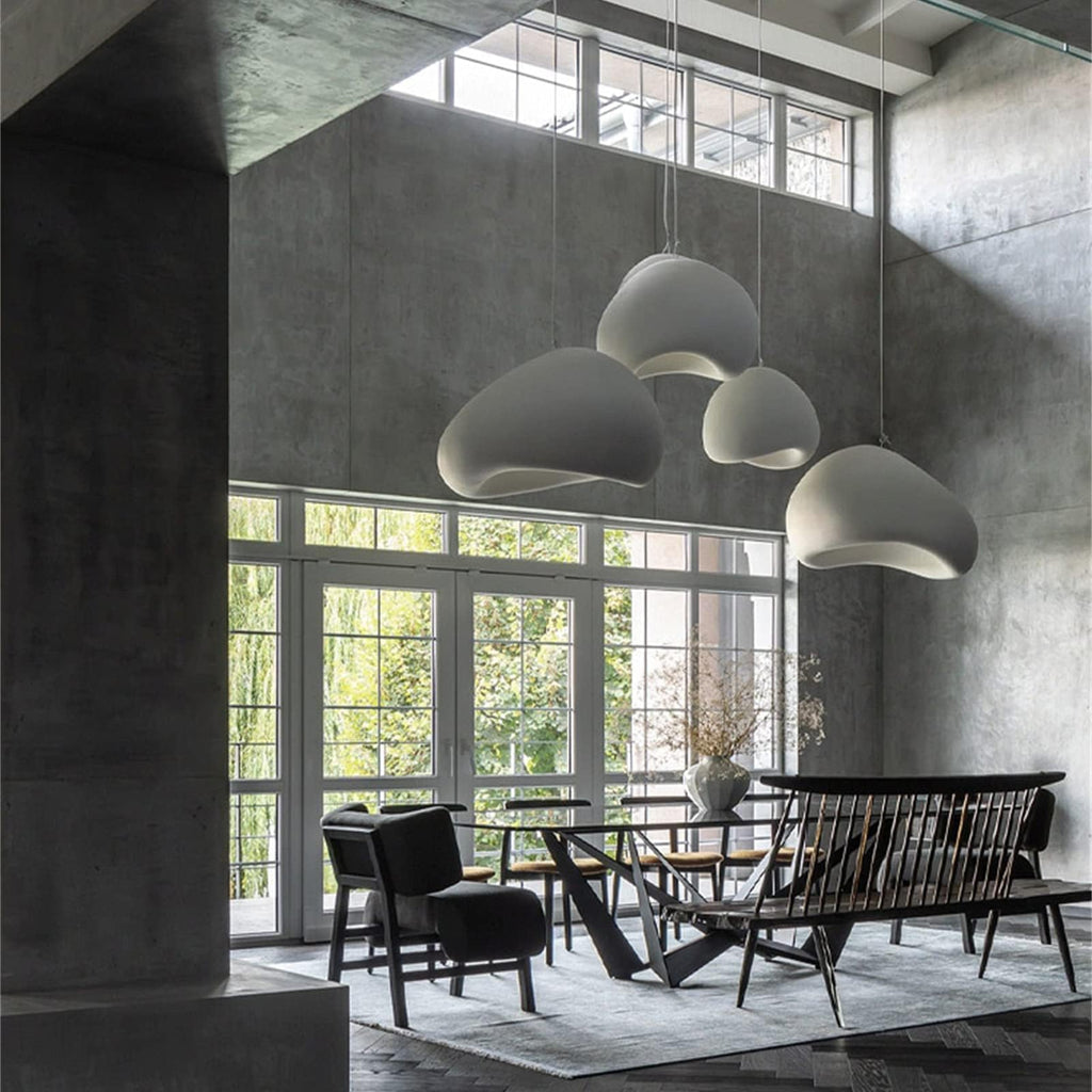 Lustre Wabi-Sabi Nid d'Oiseau 3 Têtes E27
