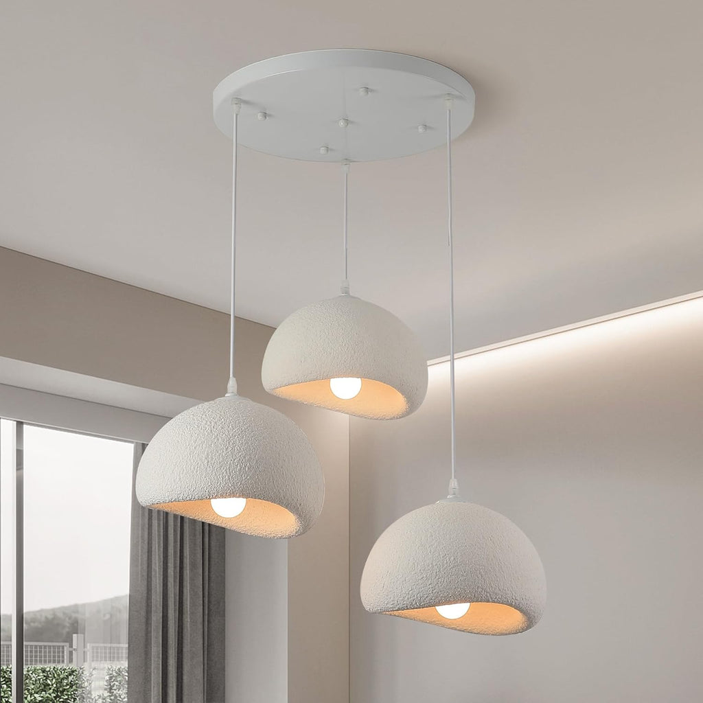 Lustre Wabi-Sabi Nid d'Oiseau 3 Têtes E27