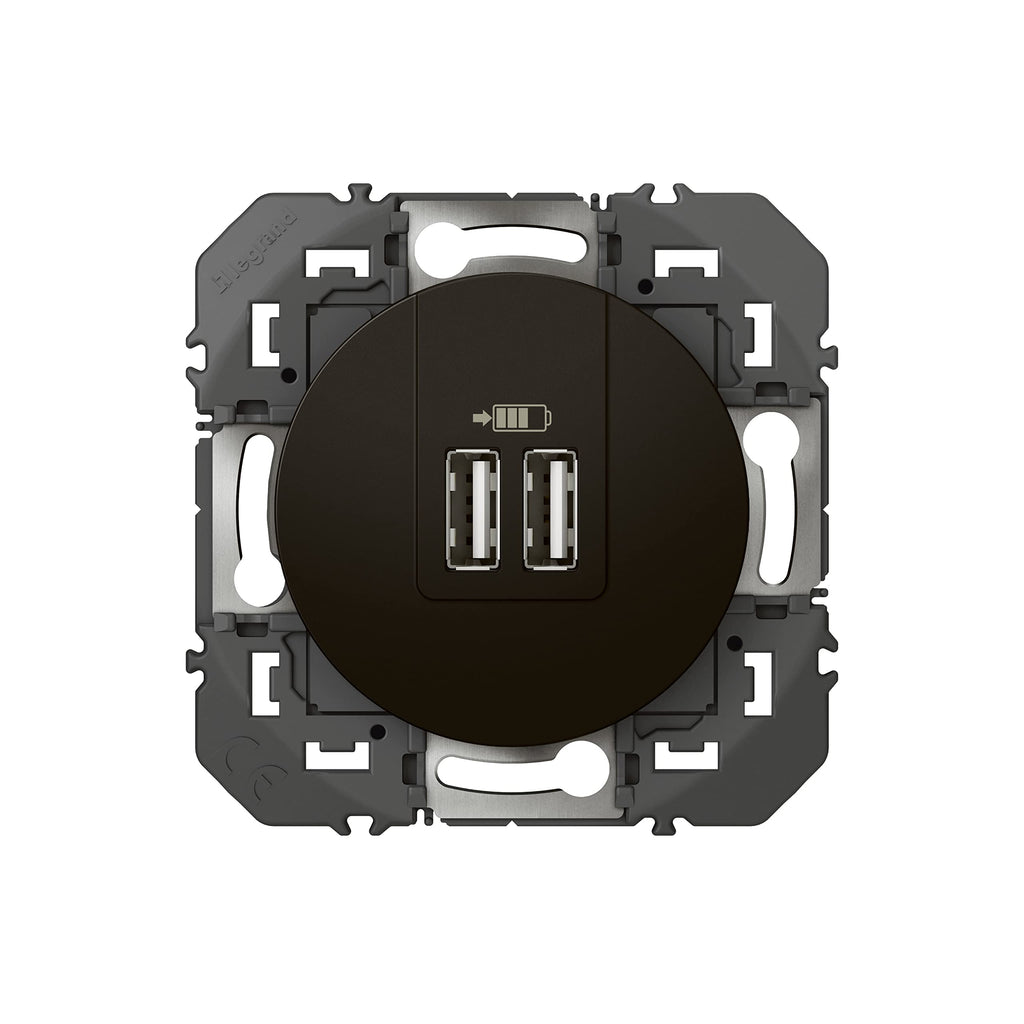 USB-A USB-C Doppel-Ladesteckdose LEGRAND Dooxie 3A