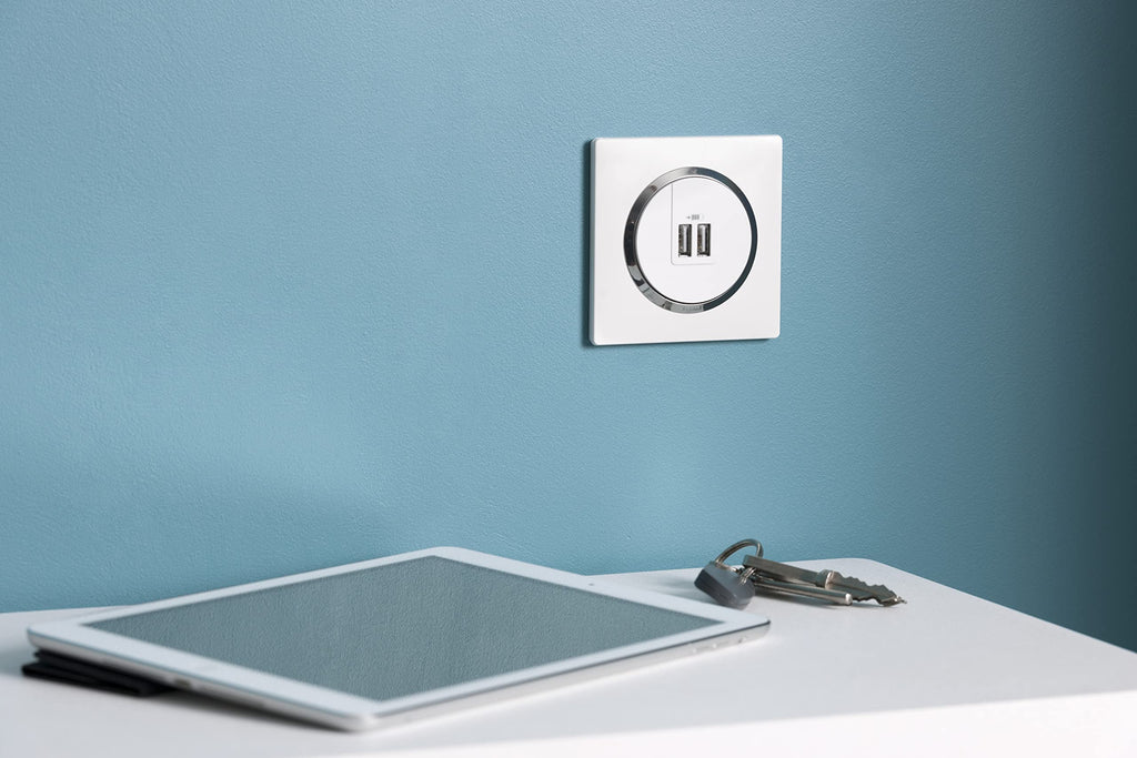 USB-A USB-C Doppel-Ladesteckdose LEGRAND Dooxie 3A