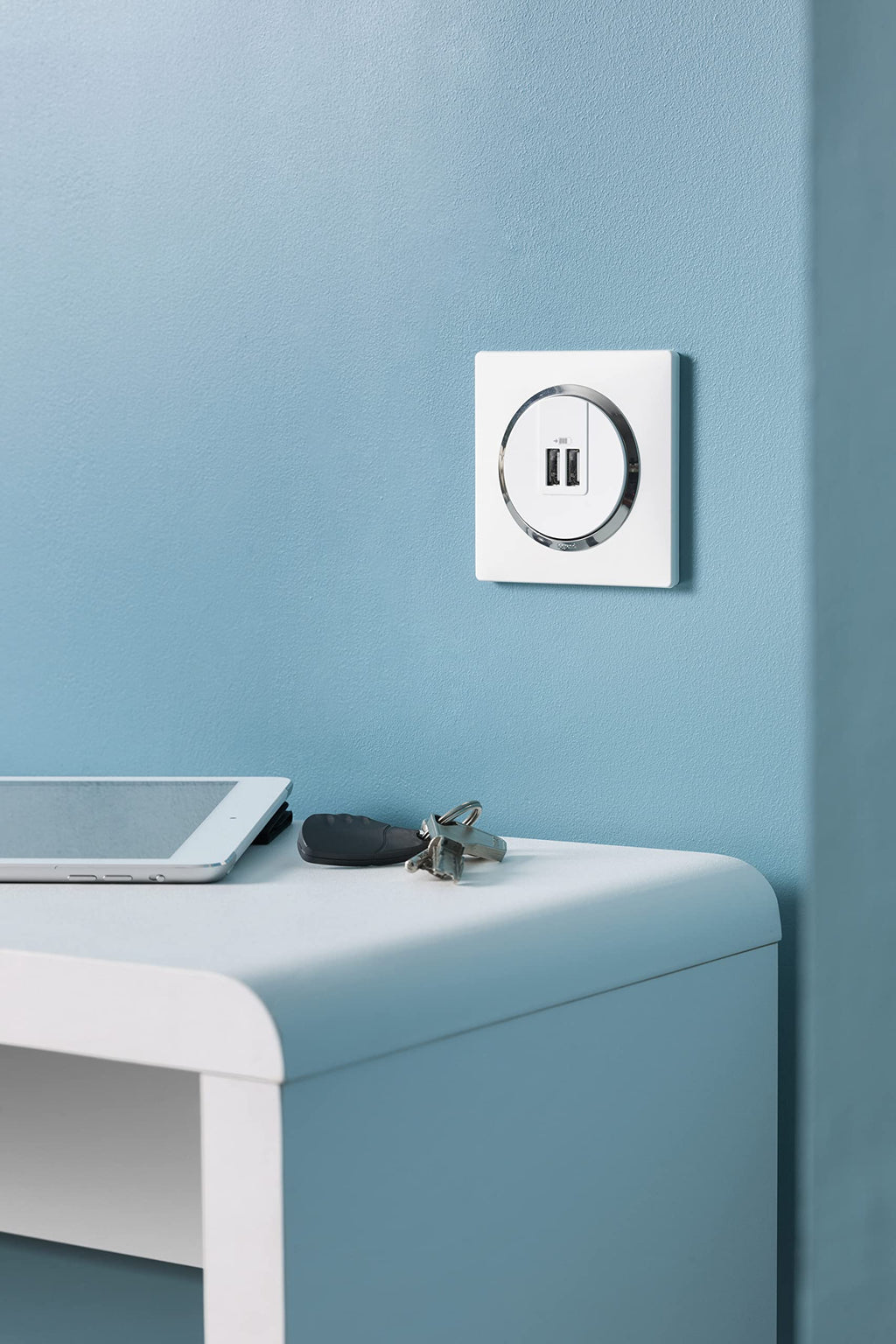 USB-A USB-C Doppel-Ladesteckdose LEGRAND Dooxie 3A