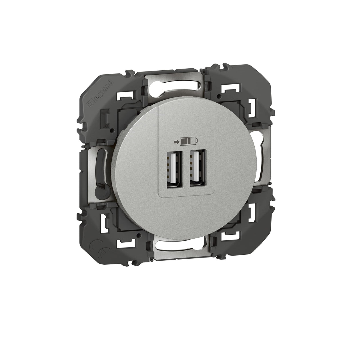 Prise Double Chargeur USB-A USB-C LEGRAND Dooxie 3A