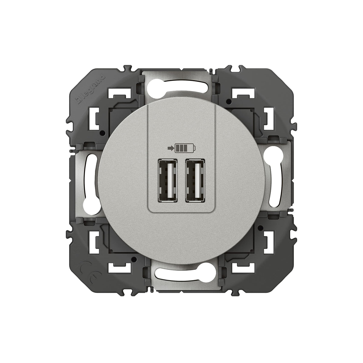 USB-A USB-C Doppel-Ladesteckdose LEGRAND Dooxie 3A